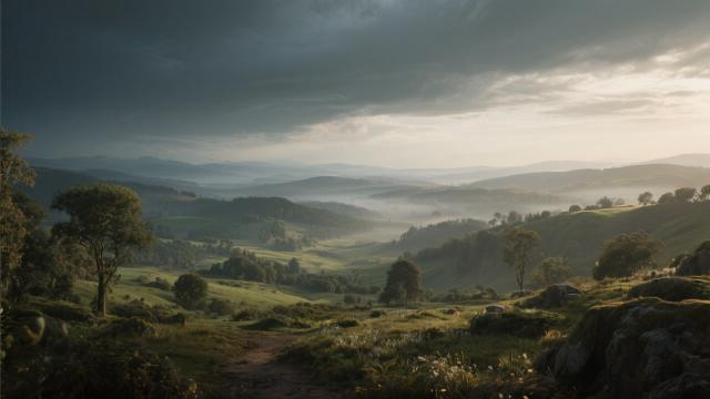 Landscape art style